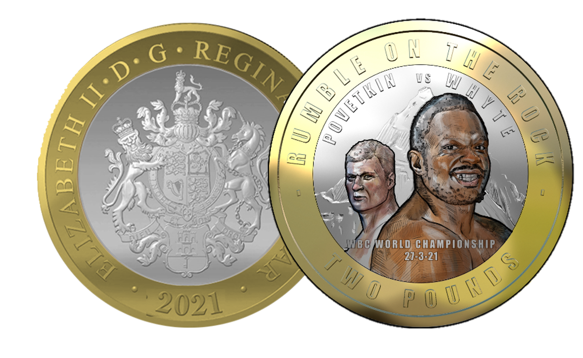 The Official WBC Rumble on the Rock Coin 2021 The Official WBC Rumble on the Rock Coin 2021